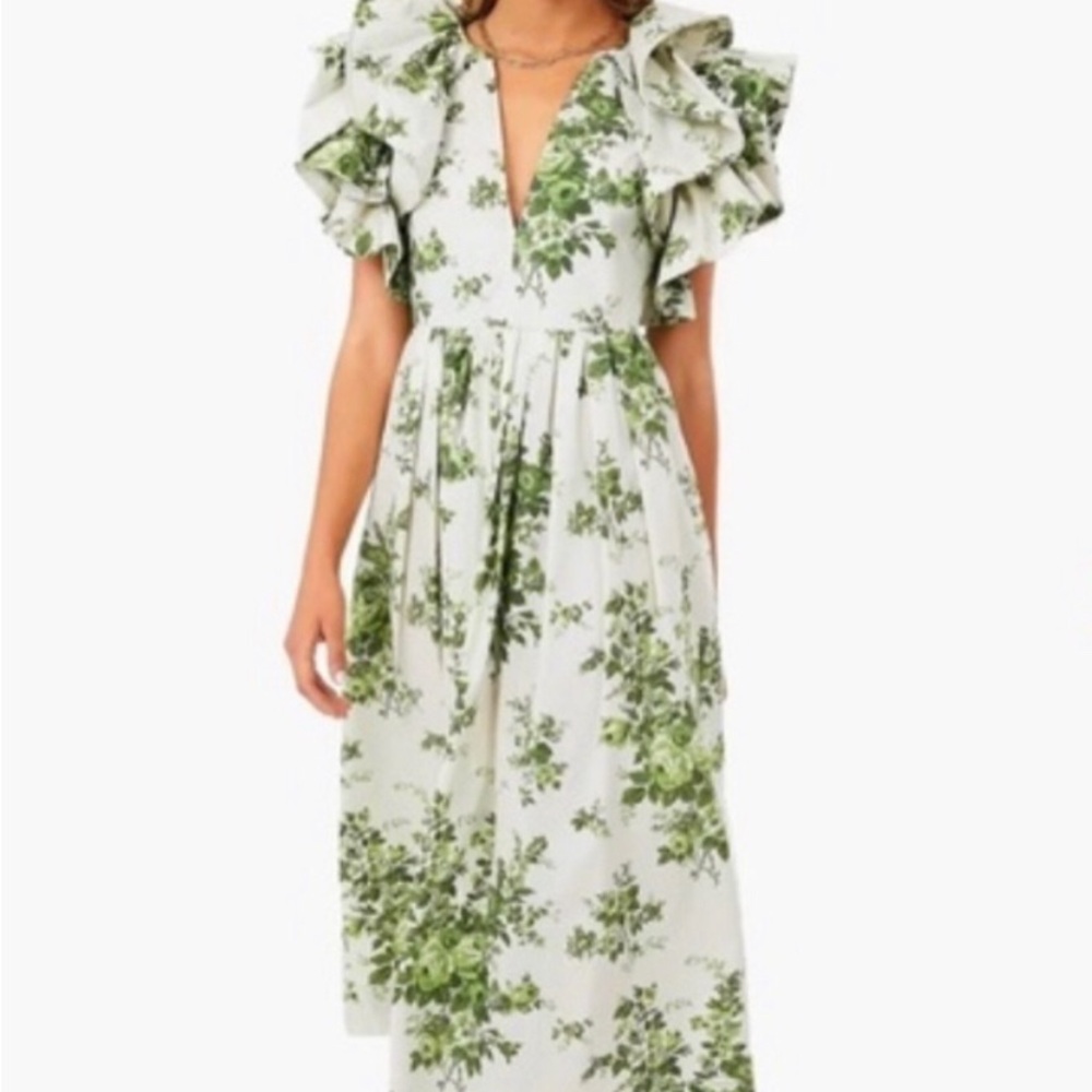 Tuckernuck Limelight Bouquet Mariana Dress Size XL